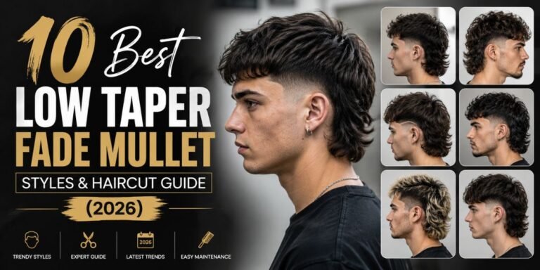 10 Best Low Taper Fade Mullet Styles & Haircut Guide (2026)