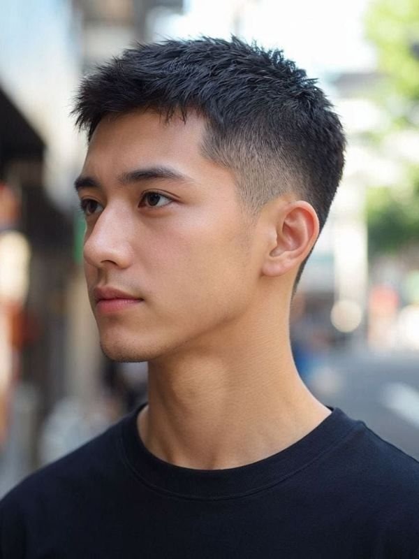 12 Guard Buzz Cut with Mid Taper
