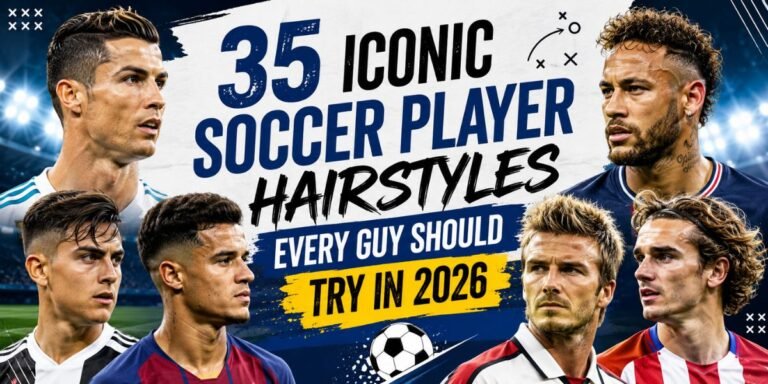 35 Iconic Soccer Player Hairstyles Every Guy Should Try in 2026