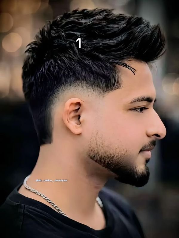 Boys Modern Mullet Straight Hair