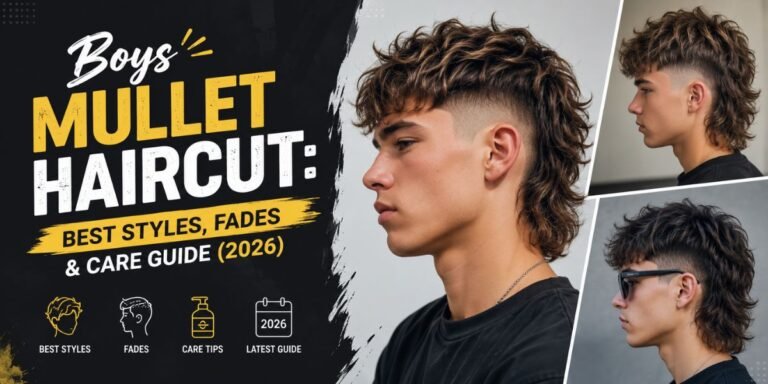 Boys Mullet Haircut Best Styles, Fades & Care Guide (2026)