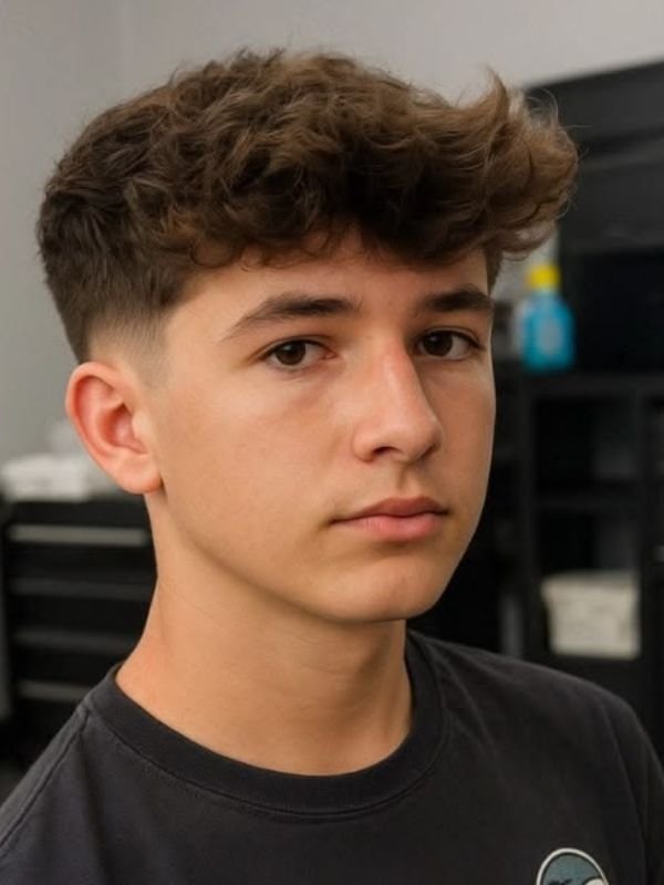 Fluffy Hair With Textured Top