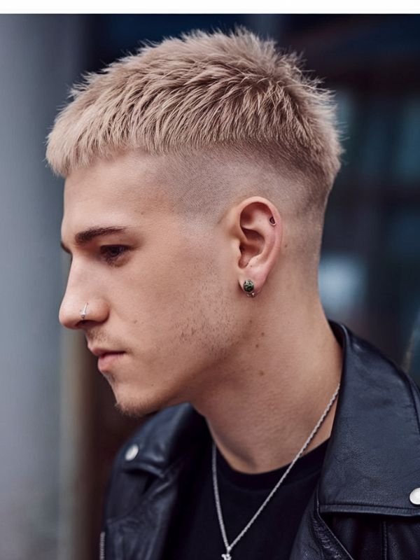 French Crop with Low Taper Fade