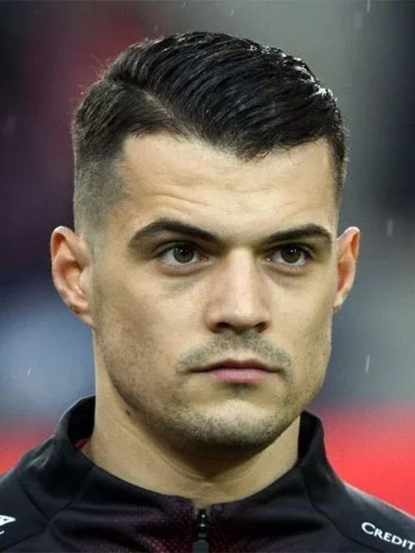 Granit Xhaka – Side Part Fade