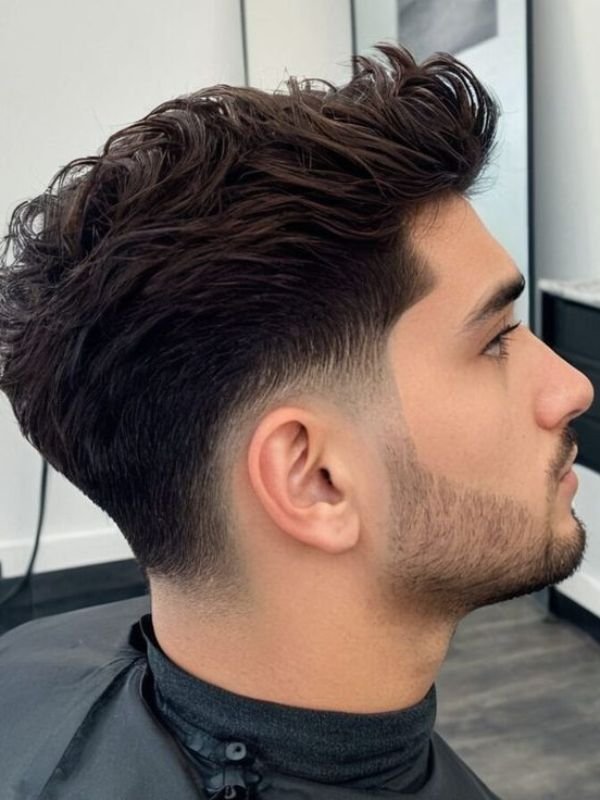 High Contrast vs Soft Gradient Low Taper Crop