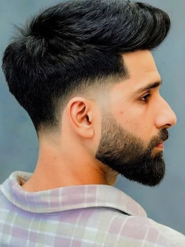 High-Volume Top Low Taper Fade