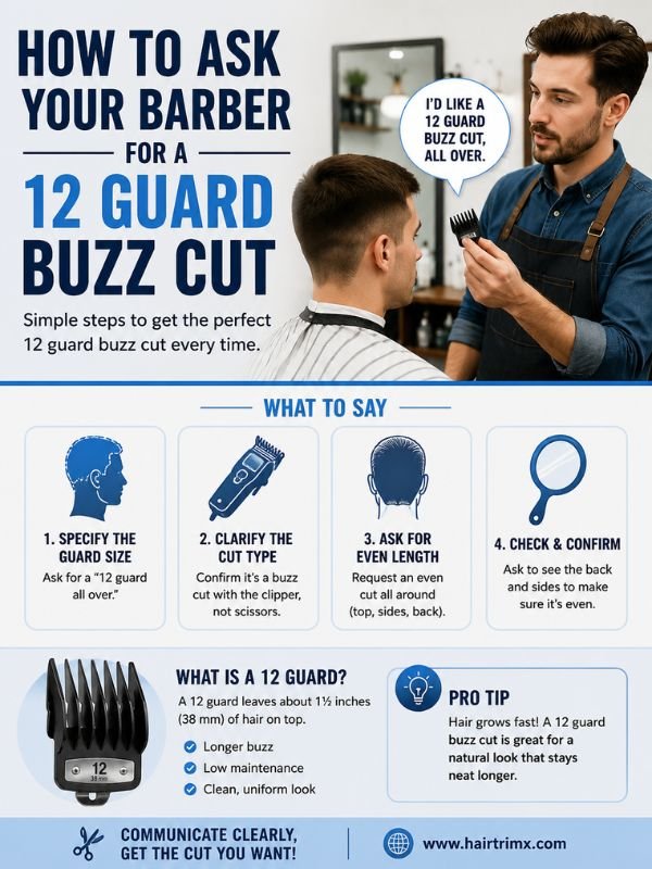 How to Ask Your Barber for a 12 Guard Buzz Cut