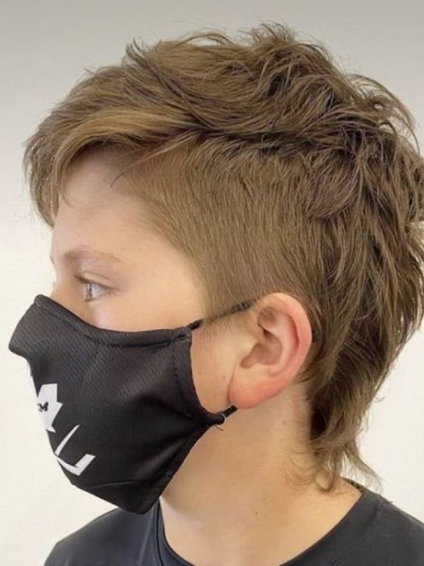 Kids Mullet Hairstyle for Boys