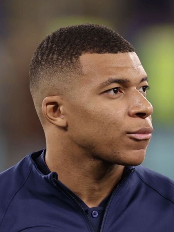 Kylian Mbappé – Buzz Cut Fade