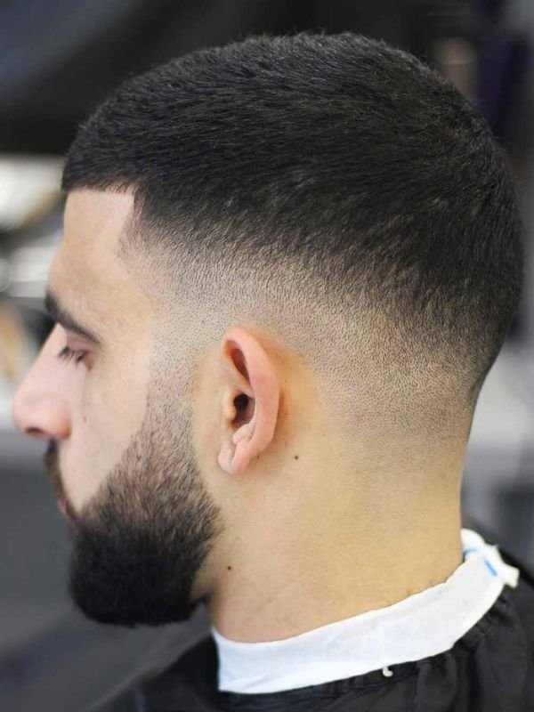 Long Buzz Cut with Low Taper