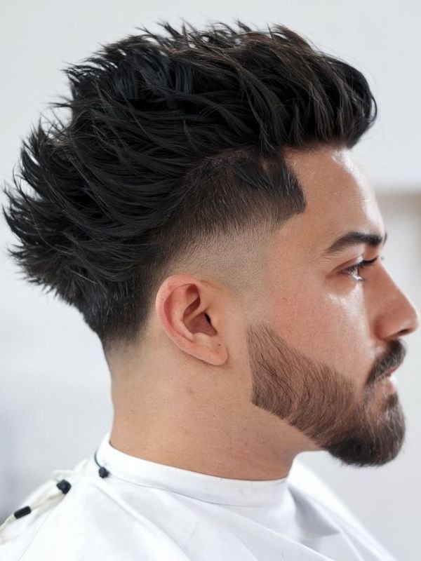 Low Fade Modern Mullet