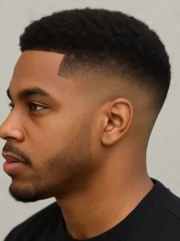 Low Taper Buzz Cut for Black Men