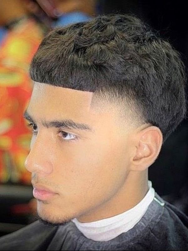Low Taper Fade Edgar Straight Hair