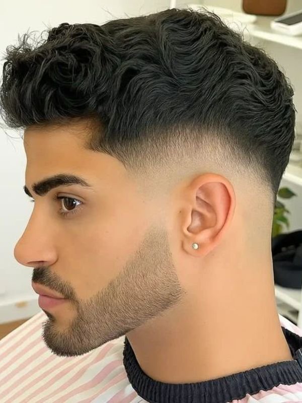 Low Taper Fade Fluffy Hair Modern Trend