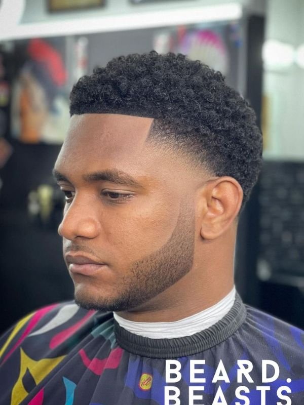 Low Taper Fade for Coarse & Kinky Hair