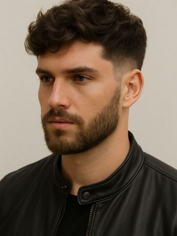 Low Taper Fade with Beard Blend