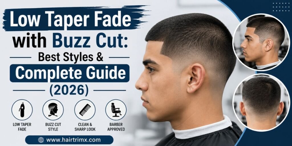 Low Taper Fade with Buzz Cut Best Styles & Complete Guide (2026)