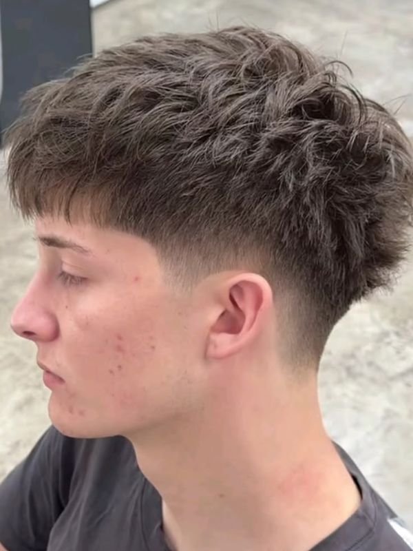 Low Taper Fade with Modern French Crop