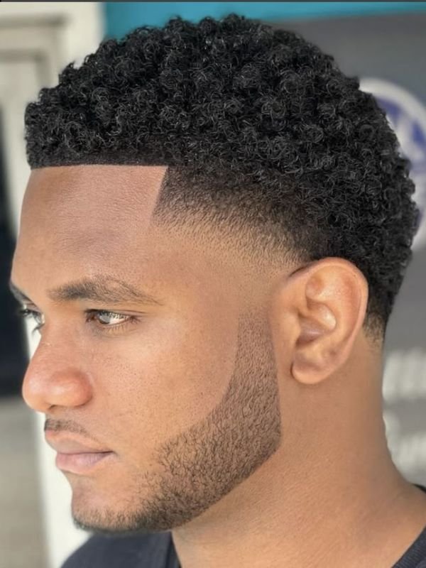 Low Taper Fade with Short Sponge Twists