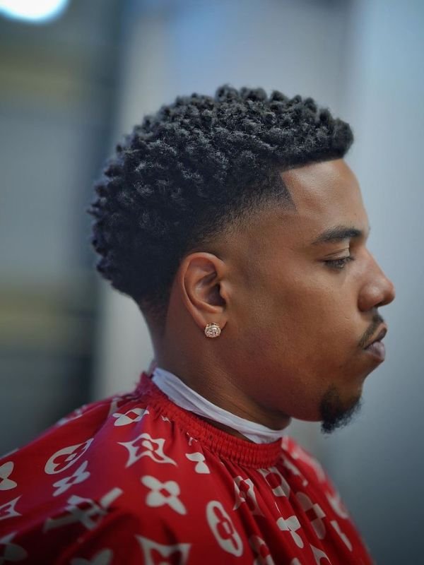 Low Taper Fade with Sponge Twists