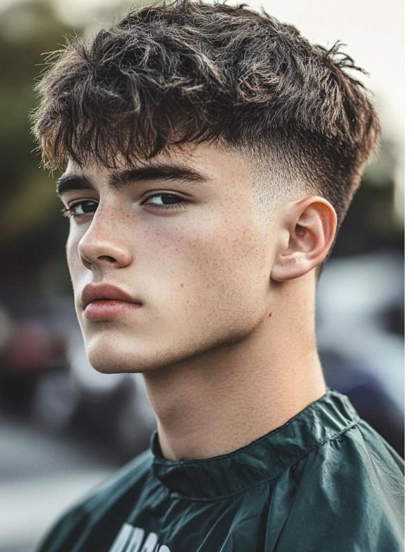 Low Taper Textured Crop for Teen Boys
