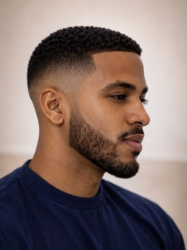 Modern Low Taper Fade for Mature Black Men