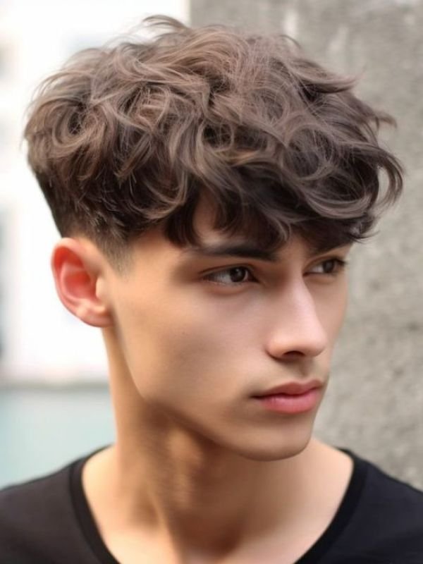 Taper Fade Fringe with Volume