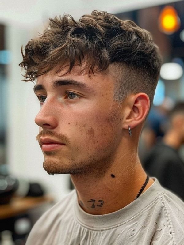 Textured French Crop with Low Taper Fade