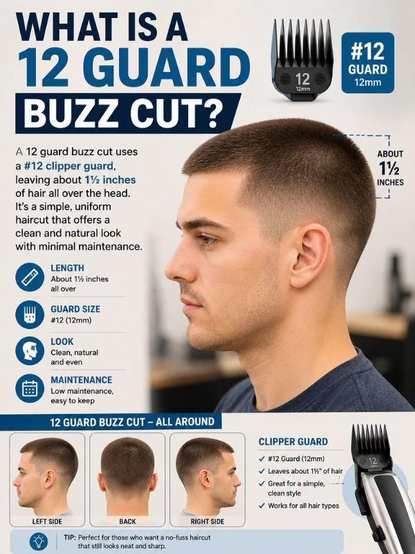 What Is a 12 Guard Buzz Cut