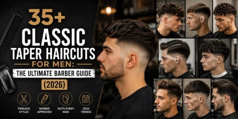 Classic Taper Haircuts for Men The Ultimate Barber Guide (2026)