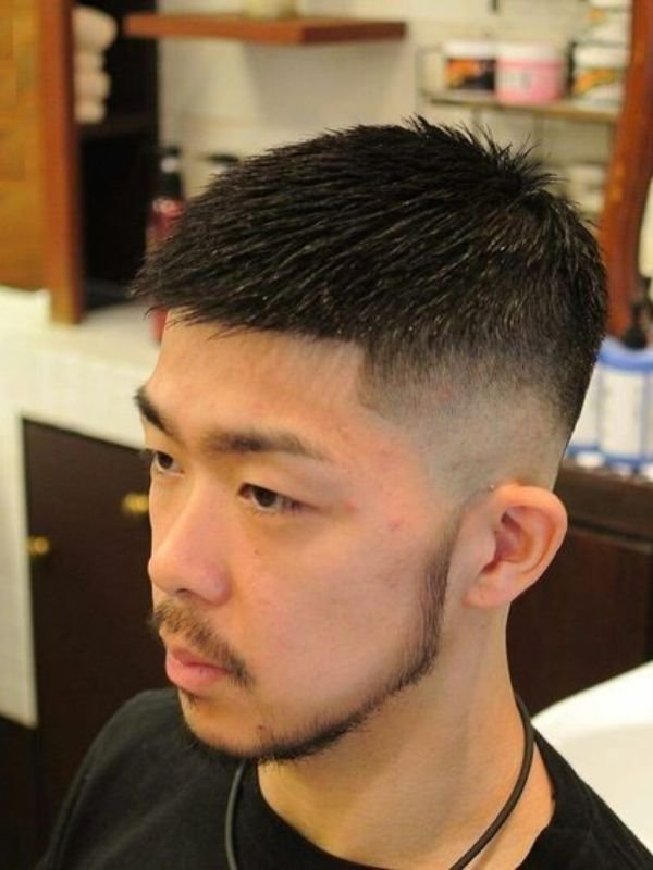 Asian Buzz Cut Fade