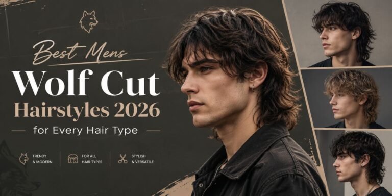 Best Mens Wolf Cut Hairstyles 2026 for Every Hair Type
