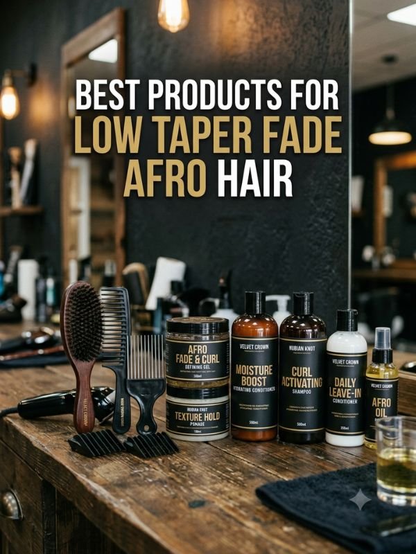 Best Products for Low Taper Fade Afro Hair