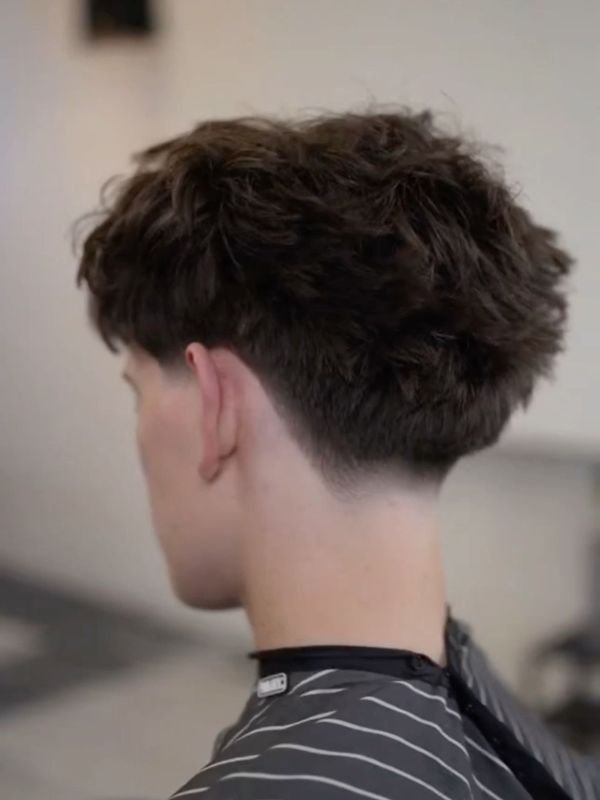 Blowout Taper with Textured Fringe Low Taper