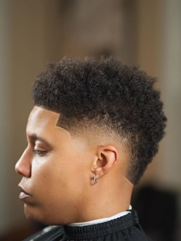 Burst Fade Afro