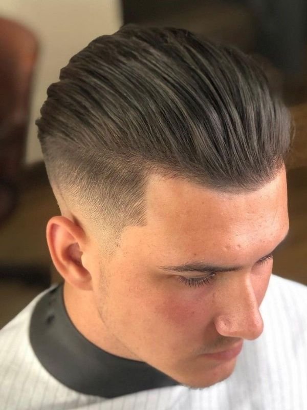 Burst Fade Disconnected Slick Back