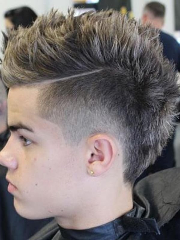 Burst Fade Faux Hawk
