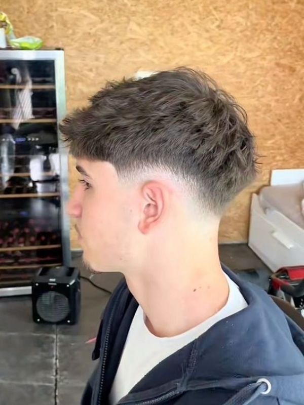 Burst Fade French Crop