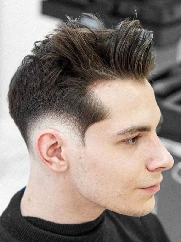 Burst Fade Pompadour