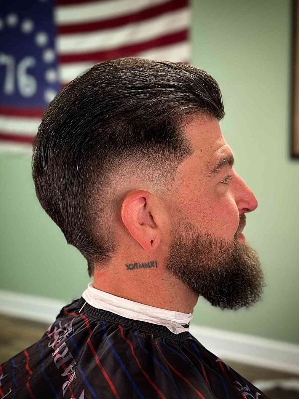  Burst Fade Slick Back