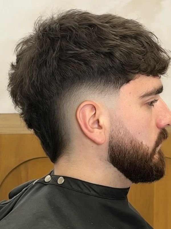 Burst Fade with Beard (Seamless Blend)