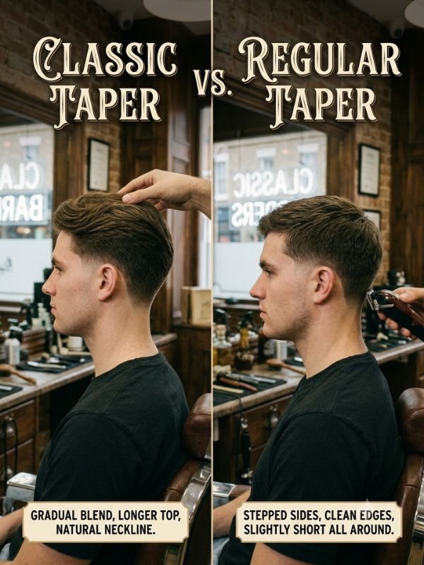 Classic Taper vs. Regular Taper