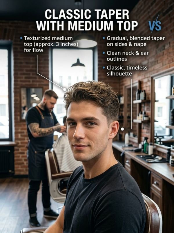 Classic Taper with Medium Top