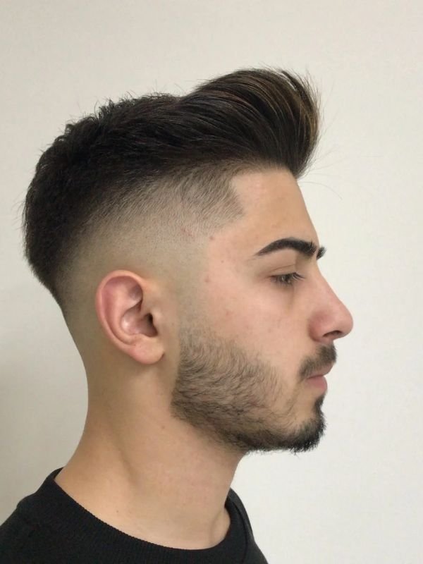 Clean Low Taper Fade Quiff