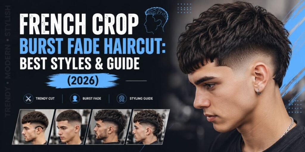 French Crop Burst Fade Haircut Best Styles & Guide (2026)