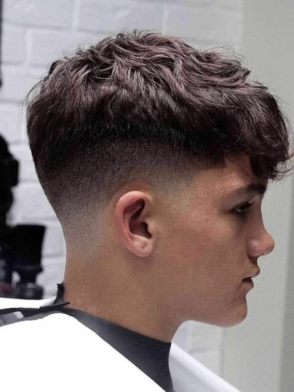 French Crop Low Taper Drop Fade