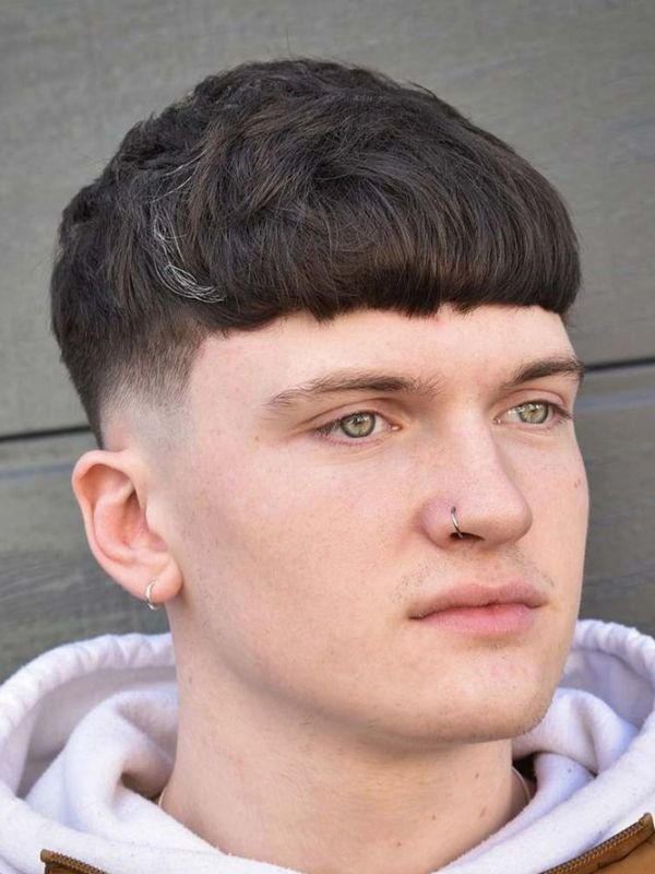 French Crop Low Taper for Round Face