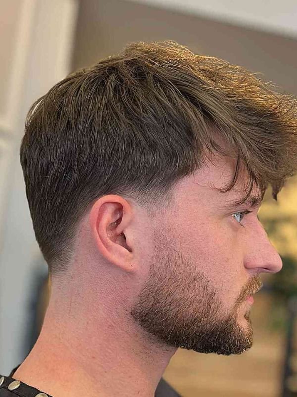 French Crop Low Taper for Straight HairFrench Crop Low Taper for Straight Hair