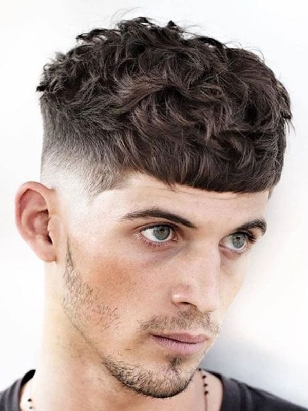 French Crop Low Taper for Wavy Hair