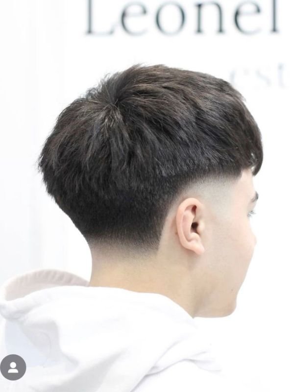 French Crop Low Taper with Line Up